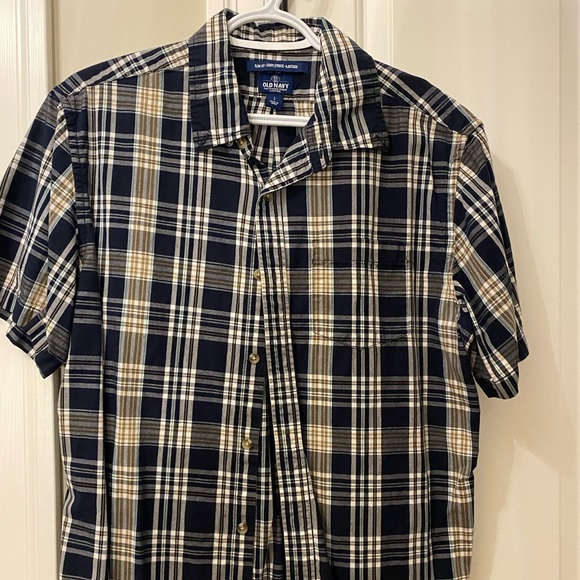 Men’s Plaid T-Shirt Old Navy SIZE:L - Picture 1 of 3